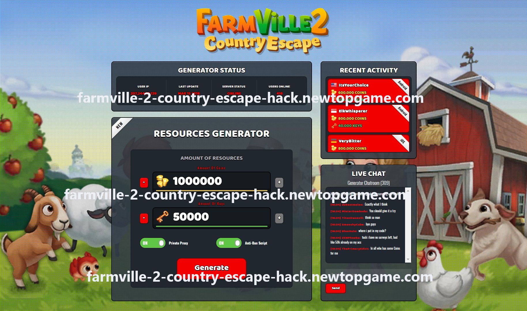 farmville 2 country escape key generator